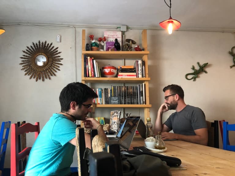 Nacho, Peter and I in Lisbon. October 2018.